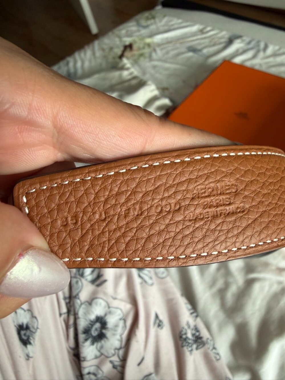 Hermès H Belt 32mm Reversible Black/Gold Size 85 - Brand New
